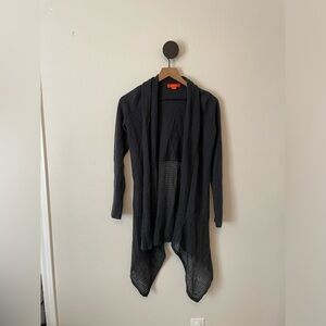 Christopher Fischer Dark Grey Cashmere Long Cardigan XS